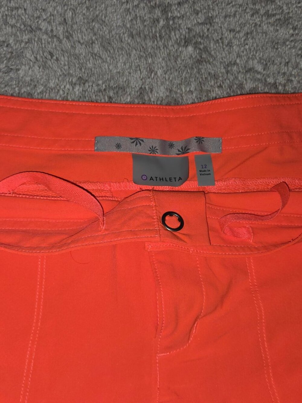Athleta Costa Short – EUC – Women’s Size 12 – Bright Orange - Picture 5 of 6